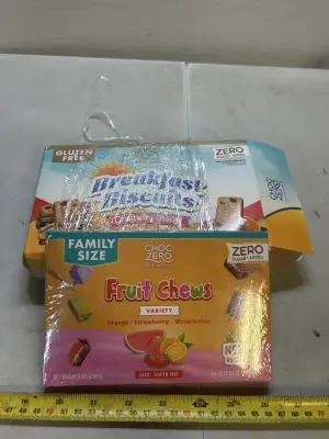 gluten-free fruit chews and breakfast biscuits