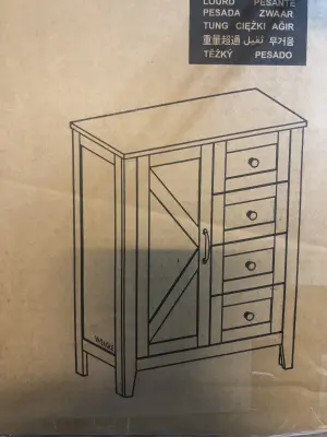 Vasagle storage cabinet