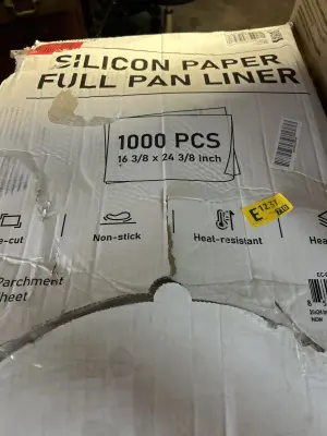 1000 silicone paper, full pan liner