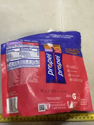 3 bags of propel water packets