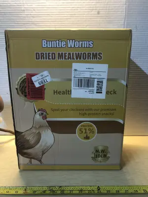 10LB box of dried mealworms