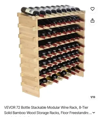 Vevor wine rack similar to image
