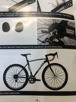 OutRoad road bike alloy frame