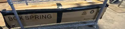 queen box spring has been opened