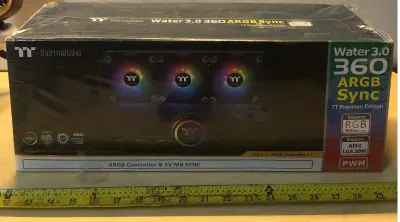 Thermaltake water 3.0 360 ARGB sync fan and controller