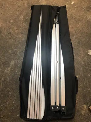 Aluminum folding table