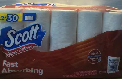 15 rolls Scott paper towels
