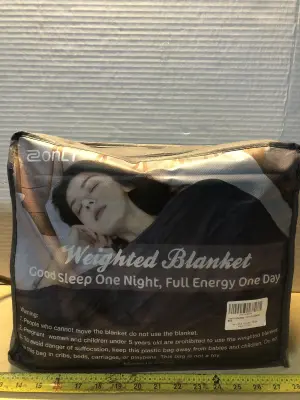 60”x80” full/Queen weighted blanket