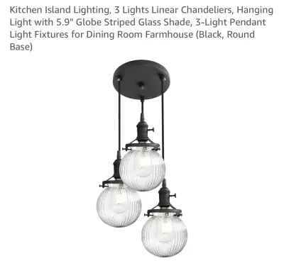 Kitchen island lighting similar to image
