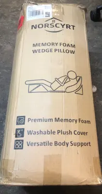Norscyrt memory foam wedge pillow