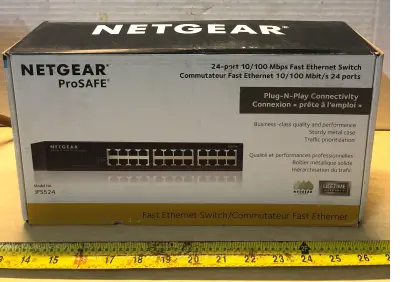 NetGear prosafe 24port 10/100 Mbps fast Ethernet switch