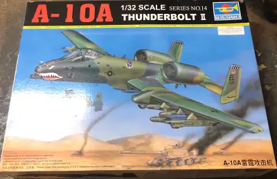 A-10A 1/32 scale model thunderbolt 11 airplane