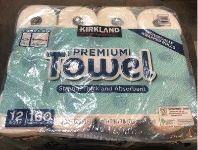 12 rolls Kirkland premium towel