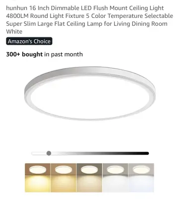 4 pack 16” LED flush ceiling lights similar to image