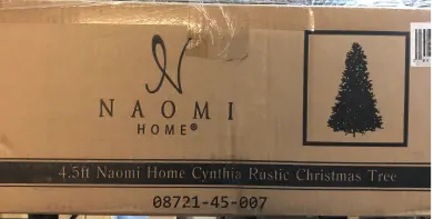 4.5ft Naomi home Cynthia rustic Christmas tree