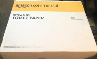 80 rolls Amazon commercial ultra plus toilet paper