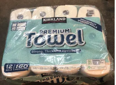 12 rolls Kirkland premium towels