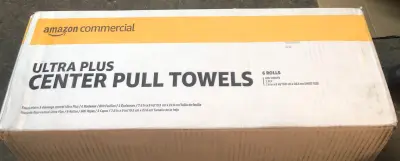 6 rolls Amazon commercial ultra plus center pull towels