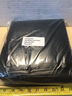 2 boxes 2 packs each 50 each garbage bags