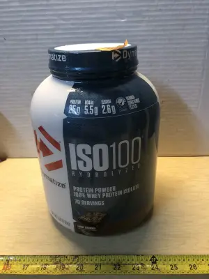5lb Dymatize iso 100 protein powder exp:6/27