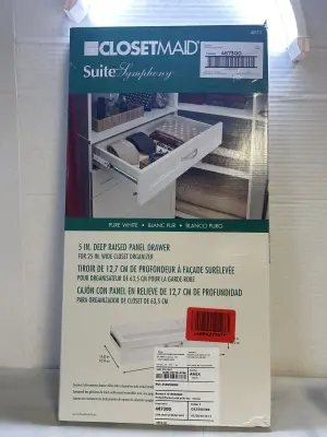 5 inch deep raised panel drawer