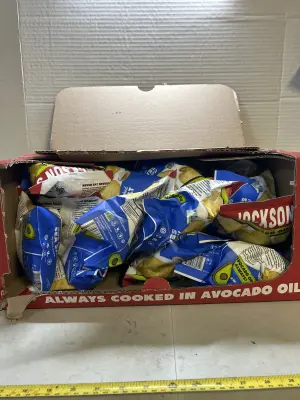 2 boxes avocado oil chips