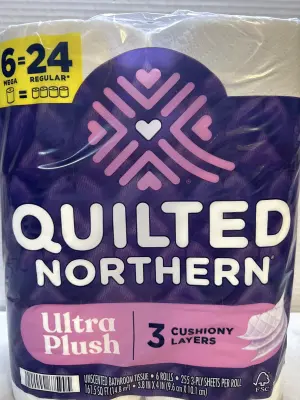 6 quilted northern toilet paper