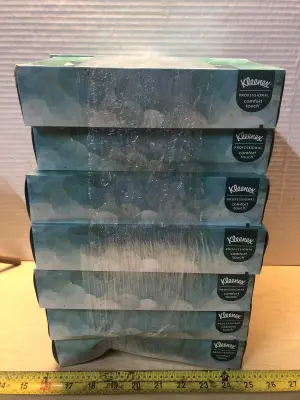 14 boxes Kleenex facial tissue