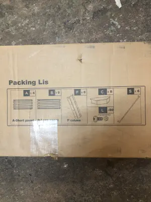 8x4x1 raised garden bed damaged box as is