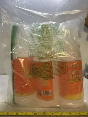 3 crystaline griddle cleaners