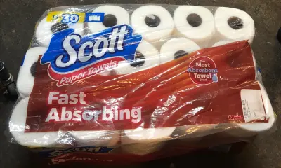 15 rolls Scott paper towels