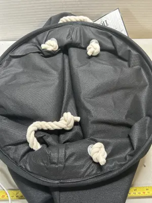 2 round pet bins