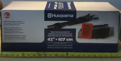 2 boxes Husqvarna 42” tractor mulching kit