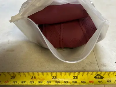 4 wine red suv steering wheel cover