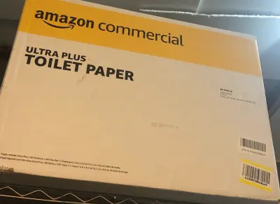 80 rolls Amazon commercial ultra plus toilet paper