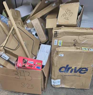 2 Large mystery boxes and more