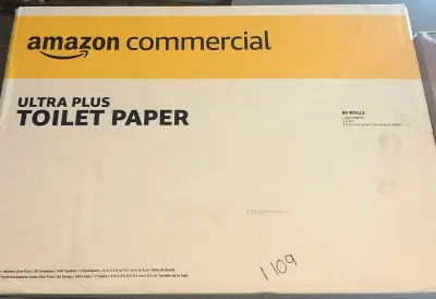 80 rolls Amazon commercial ultra plus toilet paper