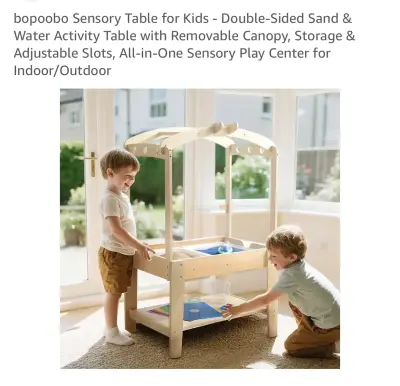 Bopoobo sensory table similar to image