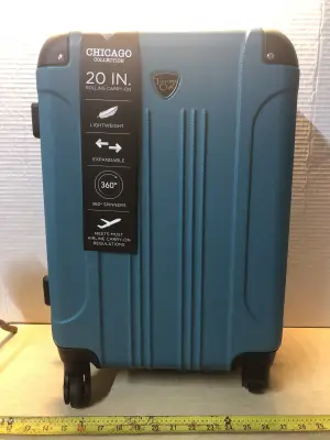 Travelers club luggage on wheels