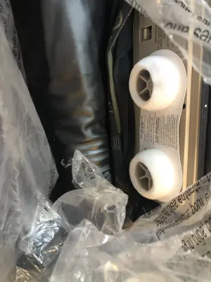 King Koil unknown size air mattress with built in pump as is untested