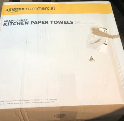 30 rolls Amazon commercial adapt a size kitchen paper towels