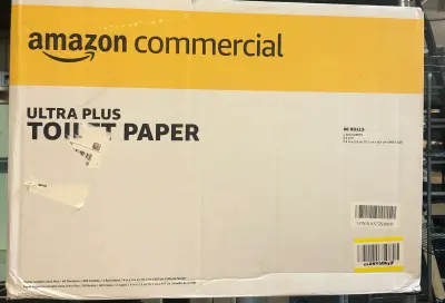 80 rolls Amazon commercial ultra plus toilet paper