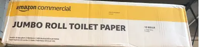 12 rolls Amazon commercial jumbo roll toilet paper