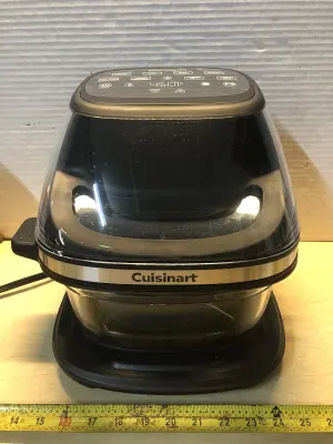 Cunisinart air fryer missing lid and handle works as is