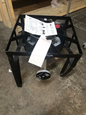 Cast iron propane stove slightly bent leg