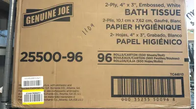 Genuine Joe 96 rolls toilet paper