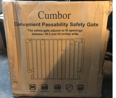 Cumbor convenient passability safety gate 29.2-43” wide