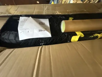 badminton set has been opened
