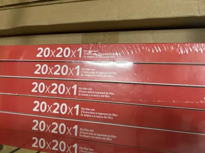 6ct 20x20x1 filters