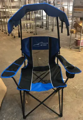 Fair Wind foldable camping chair with canopy